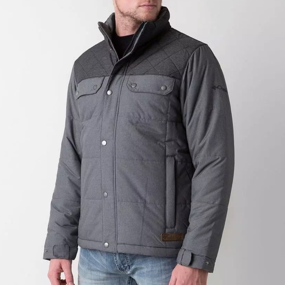 Columbia olive green quilted top ridge coat - Picture 10 of 12